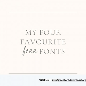 Enhance Your Designs with Free Fonts from FreeFontDownload.org