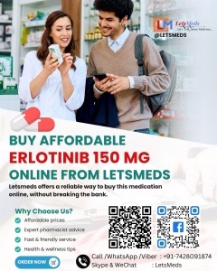 Buy Affordable Erlotinib 150 mg Online from Letsmeds