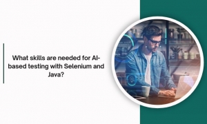 What skills are needed for AI-based testing with Selenium and Java?