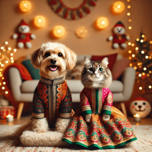 How to Style Your Dog and Cat for Festive Gatherings