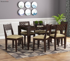 Popular Materials for 6 Seater Dining Table Sets | Wooden Street