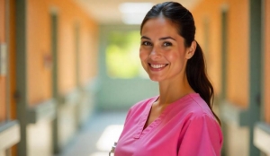 Pink Scrubs