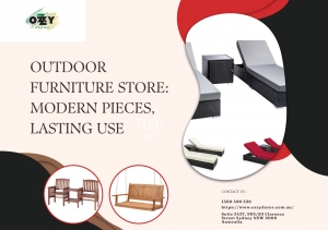 Outdoor Furniture Store: Modern Pieces, Lasting Use