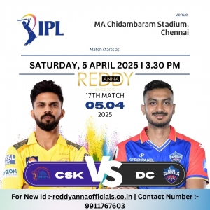 Compete and Celebrate Cricket’s Biggest Moments with Anna Reddy Club as CSK Meets DC in a Thrilling IPL Battle