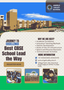 Top CBSE School in Rajpura for 360° Education – Angels Valley School