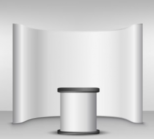 Exploring Curved Fabric Displays for Toronto Trade Shows
