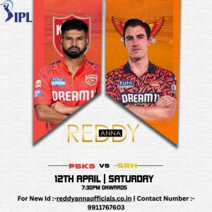 Celebrate Cricket Season 2025 with Reddy Anna – Join the Online Exchange for SRH vs PBKS Match