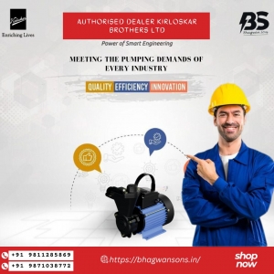 Why Kirloskar Pumps Are the First Choice for Delhi's Industries