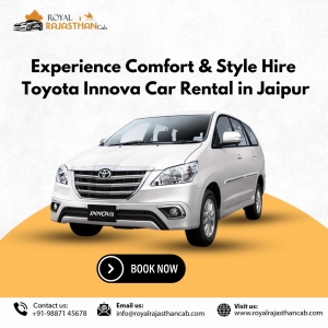 Innova Car Rental Jaipur – Travel in Comfort with Royal Rajasthan Cab
