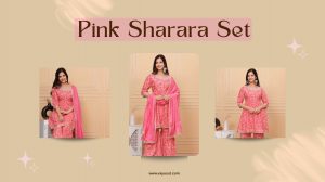 Smart Pink Sharara Set for Women – Get a handle on Excellence with Vayusut