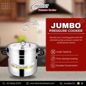 Cook Big, Live Big - Power of the Big Pressure Cooker by Decent Cookware
