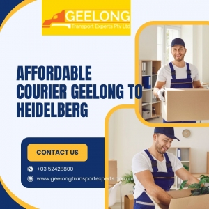 Need It Delivered? Choose Affordable Courier Geelong to Heidelberg