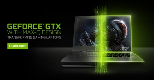 Max-Q designed thin, fast, and quiet GeForce GTX laptops are now available.