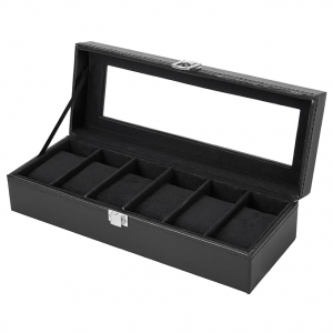 Stylish & Secure: Why Every Watch Lover Needs a 6-Slot PU Leather Watch Box