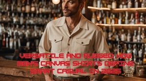 Versatile and rugged: How men's canvas shirts define smart casual in 2025