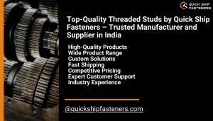 Top-Quality Threaded Studs by Quick Ship Fasteners – Trusted Manufacturer and Supplier in India