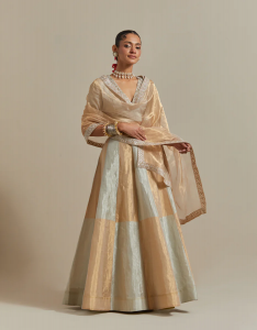 The Allure of Silk Lehengas by Vinusto