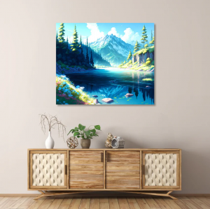 Why Are Forest and Mountain Landscape Paintings Perfect for Home Decor?