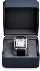 The Perfect Gift: Single Leather Watch Box – Light Grey Edition