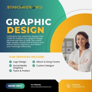 Creative Graphic Design Solutions to Elevate Your Brand | Stand in Crowd Technologies Pvt. Ltd.
