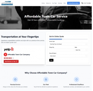 Limo Web Design Transform Your Limousine Service with Professional Web Design