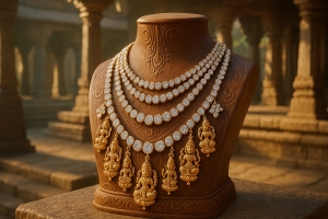 Elegant CZ Stone Studded Necklace Sets | Timeless Jewelry by PittiJewels & Pearls