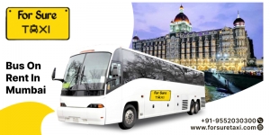 Bus on Rent in Mumbai with For Sure Taxi