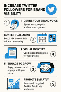 Increase Twitter followers for brand visibility5