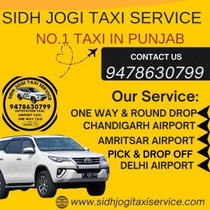 Kapurthala Taxi Service – Comfortable Rides by Sidh Jogi Taxi Service