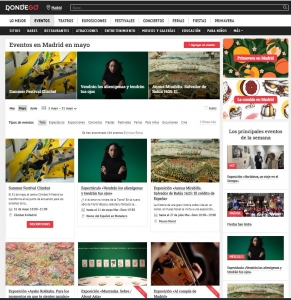 Eventos en Madrid en mayo