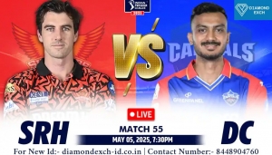 Diamond Exchange online Sunrisers Hyderabad vs Delhi Capitals Match, in Rajiv Gandhi International Stadium, Hyderabad