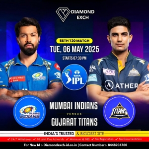 Diamond Exchange ID, Mumbai Indians vs Gujarat Titans in Wankhede Stadium, Mumbai