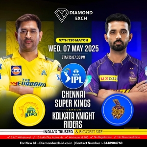 Diamond Exchange 99 KKR vs CSK in Eden Gardens, Kolkata at 7:30 PM