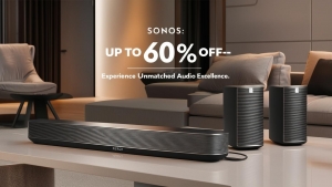 The Sonos Move offers premium audio quality and portability for any outdoor space
