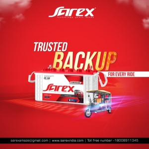 Sarex – Leading E-rickshaw Battery Manufacturer in UP Powering Sustainable Mobility