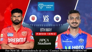 Diamond Exchange ID, Online Match Punjab Kings vs Delhi Capitals