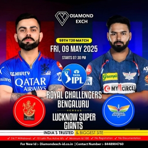 Get Real-Time Updates on LSG vs RCB with Diamond Exchange - Never Miss a Moment!