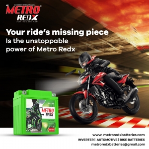 Metro Redx: The Best Bike Battery Manufacturer for Unmatched Power and Durability