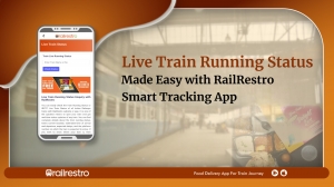 Live Train Running Status Made Easy with RailRestro Smart Tracking App