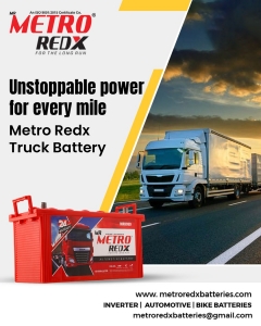 Metro Redx – Leading Truck Battery Manufacturer in India for Unmatched Performance