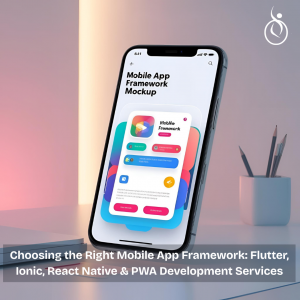 Choosing the Right Mobile App Framework: Flutter, Ionic, React Native & PWA Development Services