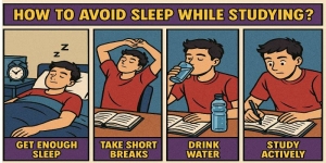 How to Avoid Sleep While Studying?