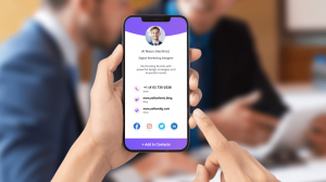 electronic business card