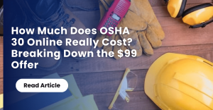 OSHA 30 Online Cost