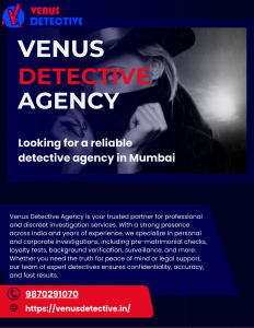 Best Female Detective Agency in Mumbai | Venus Detective Agency Services