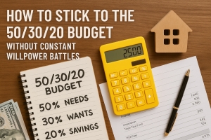 How to Stick to the 50/30/20 Without Constant Willpower Battles