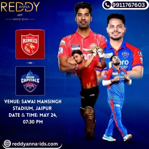 Clash of Titans with Reddy Anna: Delhi Capitals vs Punjab Kings in IPL 2025's Thrilling 66th Match.