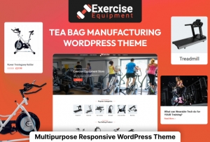 Gym Exercise Equipment Store Wordpress Theme