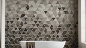 How to Install Modern Geometric Tile Wallpaper for a Seamless Look?