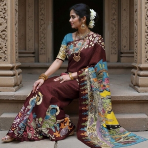 How to Spot Authentic Kalamkari Sarees
